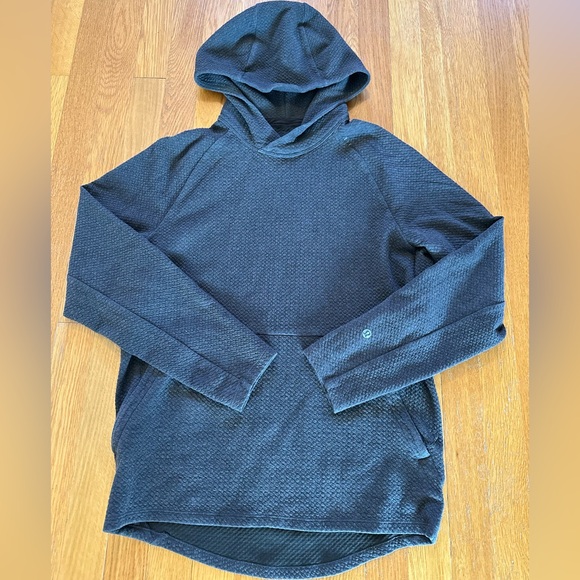 Lululemon At Ease Hoodie Heathered Black Men’s Small, Great Condition - Picture 2 of 3